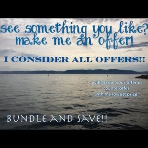 I consider all reasonable offers!